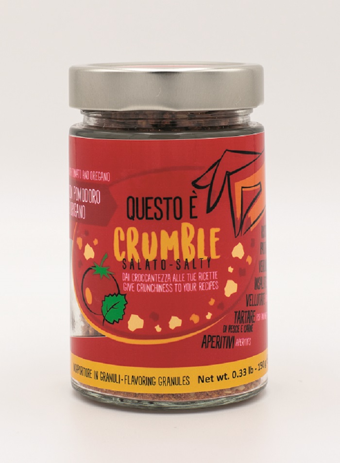 CRUMBLE POMODORO E ORIGANO 130 g VASO AIRONI