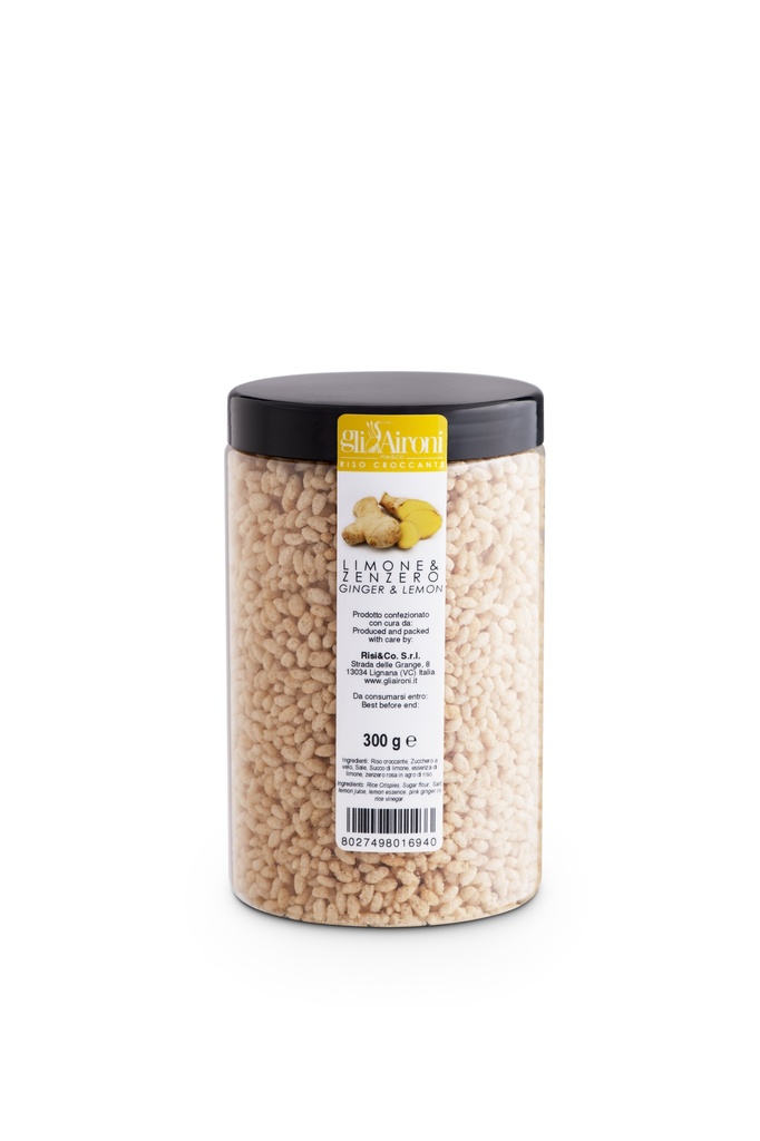 CRUNCHY LIMONE ZENZERO 300 g PET AIR
