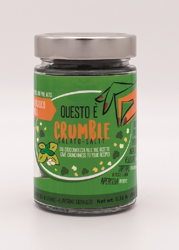 CRUMBLE BASILICO  130 g VASO AIRONI
