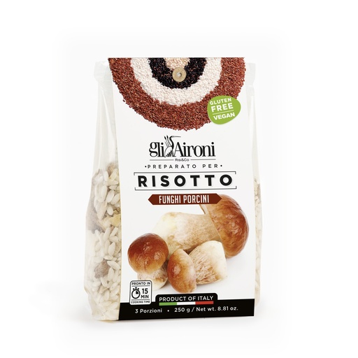 RISOTTO FUNGHI PORCINI 250g AIR